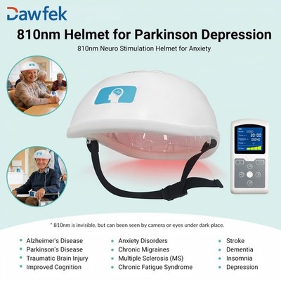810nm Transcranial Brain Stimulation Helmet for Parkinson Migraine Insomnia