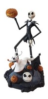"Nightmare Before Christmas Jack & Zero SchlüSselhüTer 10\" Pvc Statue Finder"
