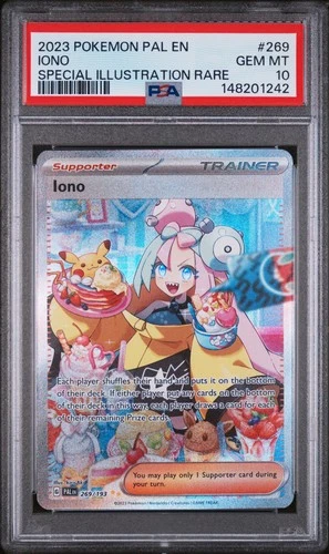 2023 POKEMON PAL EN-PALDEA EVOLVED SPECIAL ILLUSTRATION RARE #269 IONO PSA 10