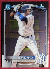 2025 Bowman Chrome Prospects #BCP-71 Richard Matic New York Yankees