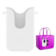 BestStone Silicone Phone Holder for Bogg Bags, Compatible Case White