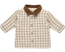 Quincy Mae Ford Jacket Brown Size-6-12M