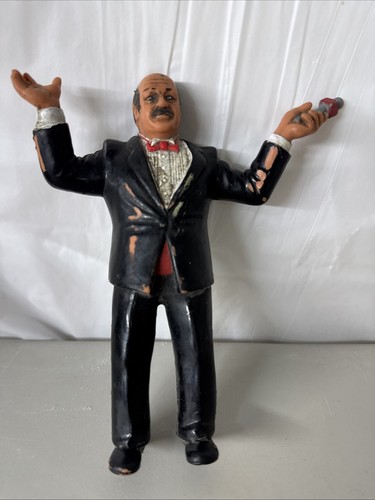 Vintage 1986 Titan LJN Mean Gene Okerlund Rubber F...