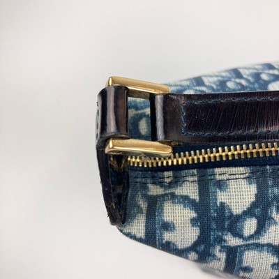 バッグ Christian Dior Trotter Vanity Pouch Christian Dior Trotter Vanity Bag Black Double Zip Accessories