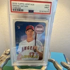 2018 Topps Heritage Shohei Ohtani Chrome RC #600 PSA 9