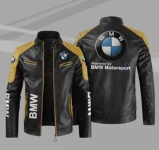 BMW Motorsports Motorbike Leather Race Jacket Men Biker Ce Armor Protected