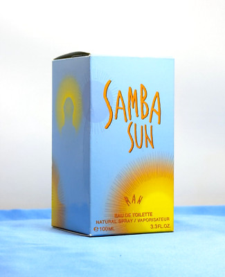 Samba Sun MAN Eau De Toilette Spray 3.3 oz - NEW IN BOX - Original ...