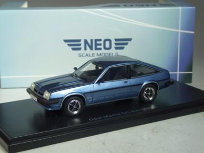 (KI-03-35) Neo Scale Models 49576 Opel Manta B CC blau metallic in 1:43 in OVP