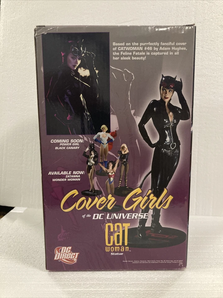 DC Direct CATWOMAN CUBIERTA NIÑAS DC UNIVERSO ESTATUA HUGHES Nuevo Sin Abrir 1664/5000 Foto 3 de 4