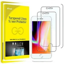 JETech 0980A Screen Protector for Apple iPhone 8 and iPhone 7 Tempered Glass,...