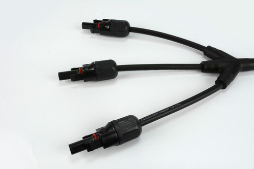 5x Pair TEMCo Y 1 to 3 Branch Solar Panel Connector MMMF FFFM T Splitter - Picture 5 of 9
