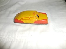 Argo Tin Lithograph Toy Sedan 4"' Taxi Car Play wear