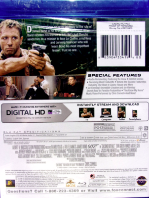 Casino Royale~(Blu-ray, Digital HD Widescreen)~James Bond 007