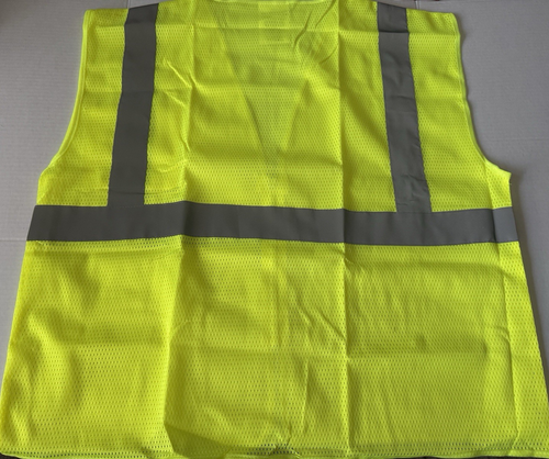 Gilet di Sicurezza Condor Safety U Block Hi-Visibility Giallo Uomo Taglia XL Nuovo #53YL19C - Foto 5 di 5