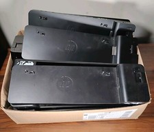 Lot Of 17 HP 2013 UltraSlim Docking Stations For Elitebooks D9Y19AV ABA  READ 