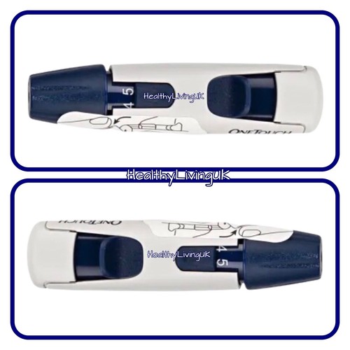 One Touch Ultra Soft Lancing Device + 10 Ultra Soft Lancets Black