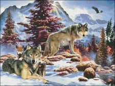 Needlework Crafts Full Embroidery Counted Cross Stitch Kits 14 ct New Dawn