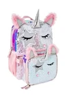 Wonder Nation 17" Unicorn Queen 2-Piece Backpack and Lunch Bag Set
