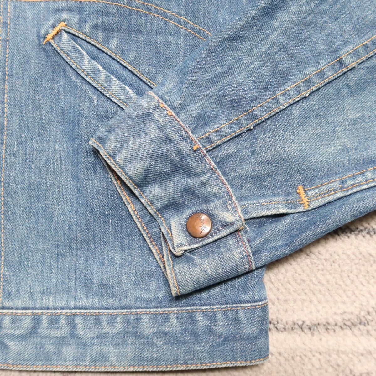 Vintage 50s Wrangler Blue Bell Denim Sanforized Jacket Made Vintage 50s Wrangler Blue Bell Denim Sanforized Jacket Made