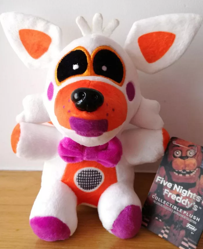 FNAF Poupée Five Nights Game Lolbit Poupée en Peluche Cadeau d'anniversaire  pour Fille