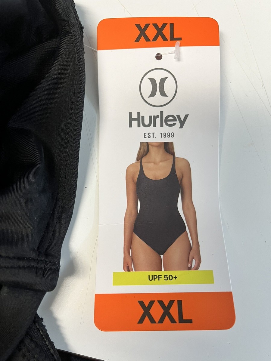 Hurley×SRL Back open swim op NWT HURLEY: One Piece Bathing Swimsuit Cross Back Swim Wear