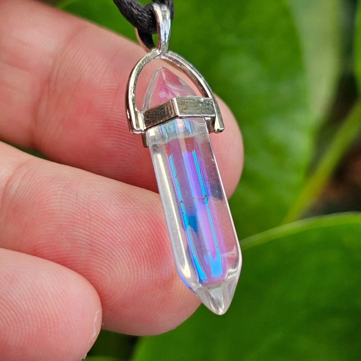 Angel Aura Quartz Necklace – Catching Wildflowers