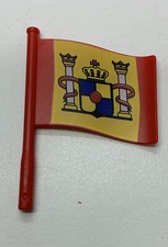 Playmobil Moyen Age piéce détachée Drapeau Château Fort Chevalier **L@@K**