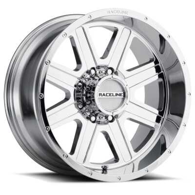 RACELINE 940C Hostage Rim 16X8 8X165.1 Offset 0 Chrome (Quantity of 1)