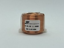 JFcomponents 0.40mH audio inductor coil 20 gauge air core coil for crossovers 
