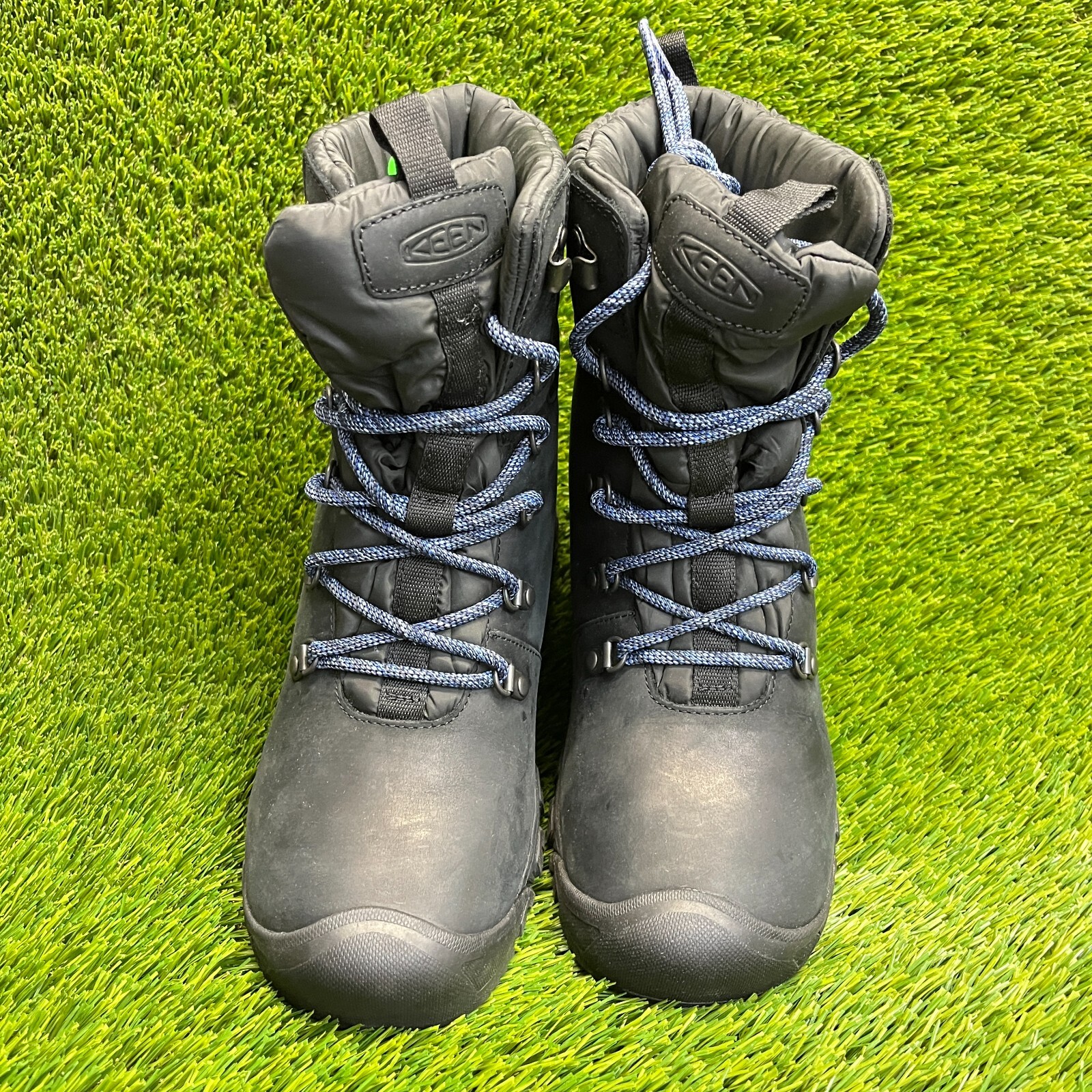 Stivali da neve Keen Greta donna taglia 8 neri outdoor pelle impermeabili isolati