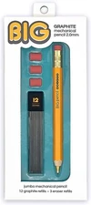SNIFTY BIG Graphite Mechanical Pencil Set - 1 Pencil + 12 Refill Leads+3 Erasers