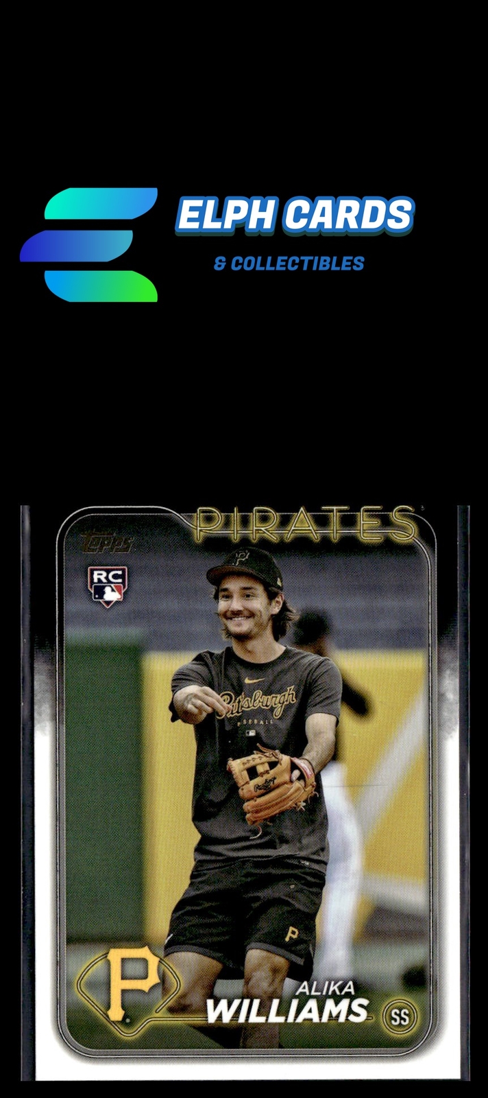 2024 Topps #265 Alika Williams Golden Mirror SSP Pirates