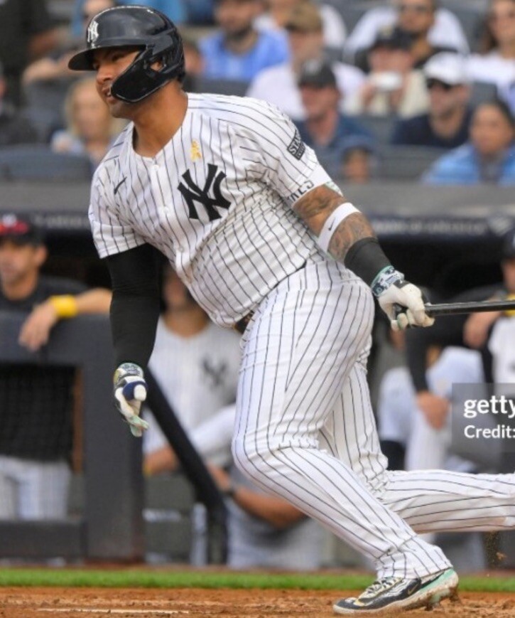 Game Used 2024 Gleyber Torres Yankees Jersey Fanatics COA 9/1/24