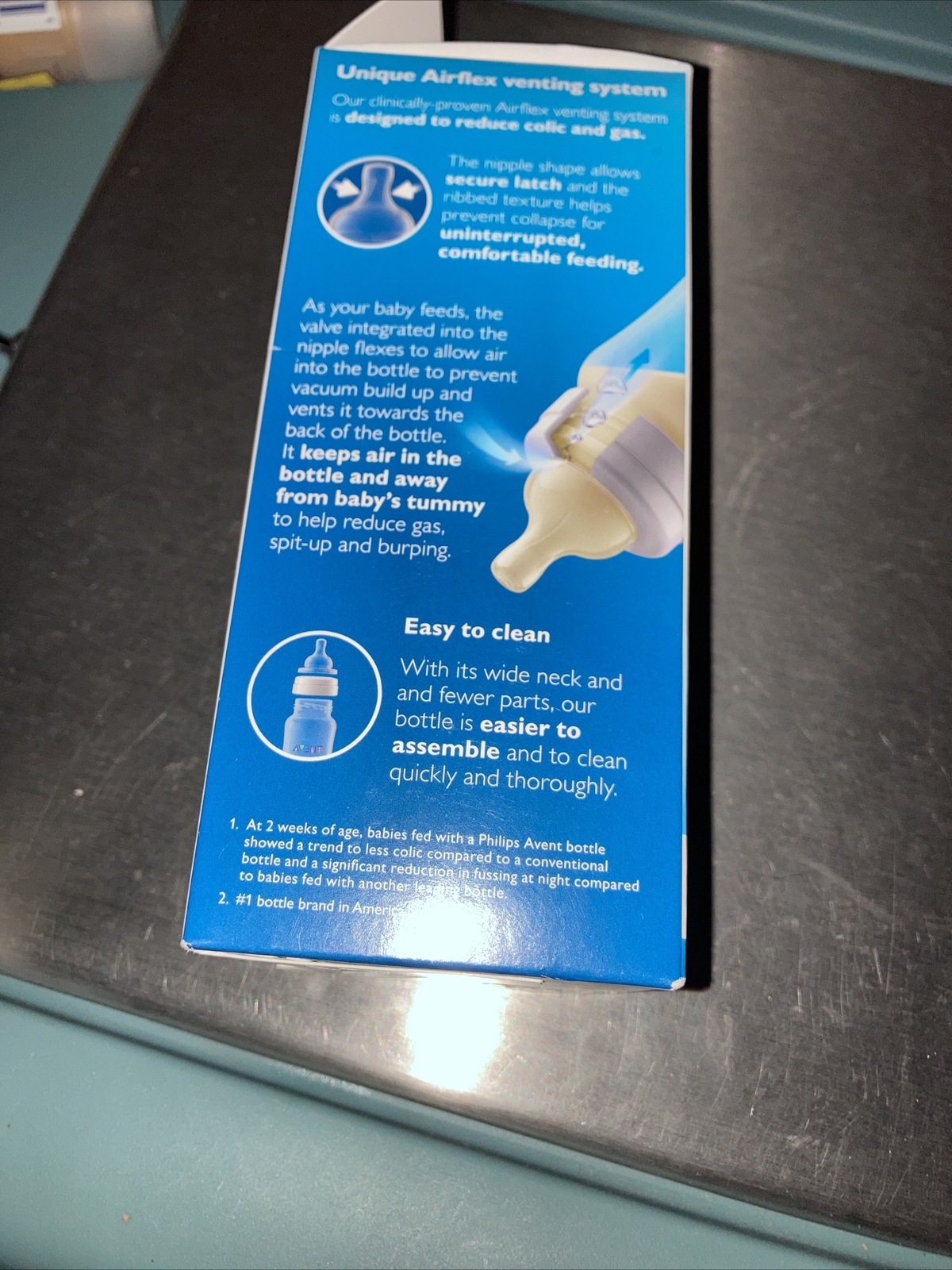 3 Philips Avent Anti-Colic Gas Baby Bottle 9oz 1 Month Plus