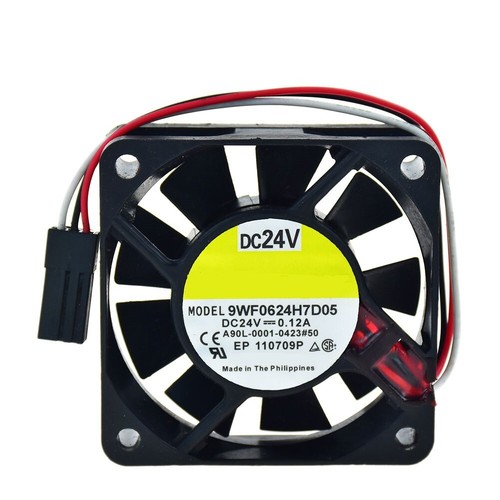 1 pièce pour ventilateur de refroidissement SanAce60WF DC24V 0,12A 3 broches 9WF0624H7D05 A90L-0001-0423#50
