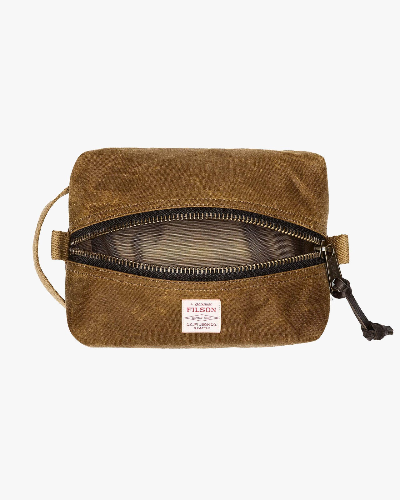 Filson Tin Cloth Travel Kit - Dark Tan image 2