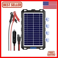 Eco-Friendly 7.5W Solar Panel Battery Maintainer - Fast and Reliable Charging
