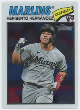 2026 Topps Heritage Heriberto Hernandez RC # 323 Chrome