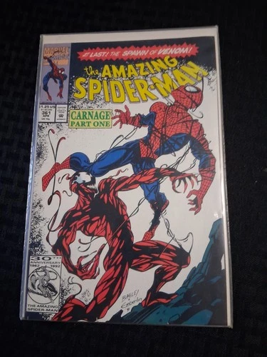 Marvel Comics the Amazing Spiderman Carnage Part One 361 April 1992