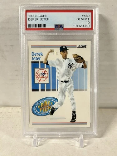 1993 SCORE Derek Jeter #489 Rookie PSA 10 GEM MINT