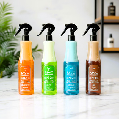 1 X MYC Two Phase Conditioner 400 ml [Argan,Biotin,Collogen,Milk]