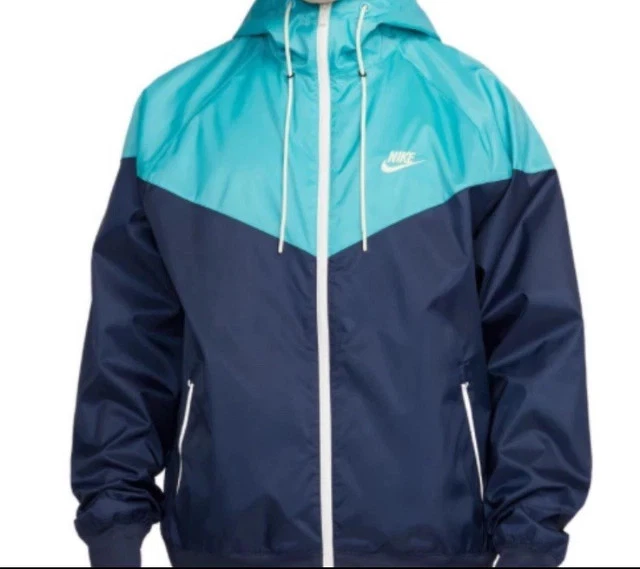 Nike Sportswear Windrunner Jacket Midnight Navy Blue Dusty Cactus 727324-413
Opens in a new window o