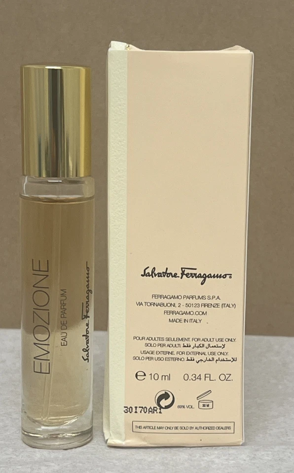 EMOZIONE Salvatore Ferragamo 10 ml Eau De Parfum Monedero Spray Foto 3 de 4