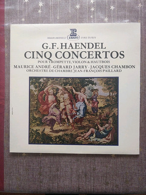 G. H. Händel Cinq Concertos, Erato