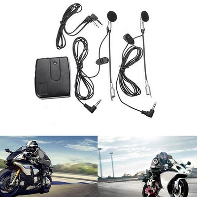 Headset For Motorcycle Helmet Intercom Front To Rear Communication Modification