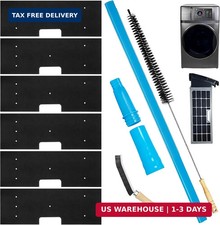 9Pcs Dryer Vent Cleaner Kit,GE Washer Dryer Combo CLeaning Kit  WH01X35719 Lint