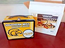 Southern Mississippi Golden Eagles Lunchbox with Thermos & Original Box New
