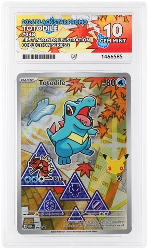 Pokémon Totodile First Partner Illustration 048 Ace 10 Perfect Subs
