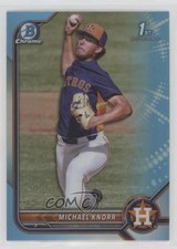 2022 Bowman Draft Chrome Sky Blue Refractor Michael Knorr #BDC-120 0c7s