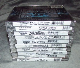 Lot of 10 Video Game Soundtracks All Brand New (God of War, Dead Rising, Metro)